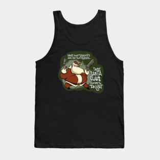 Action Movie Santa Tank Top